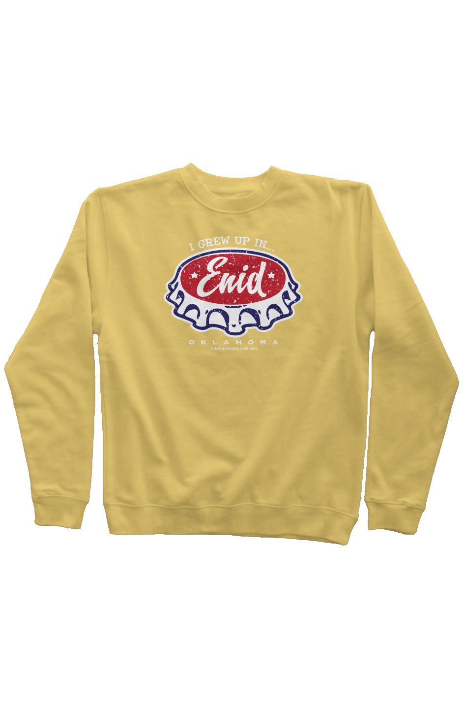 Enid Bottle Cap Dyed Crew Neck