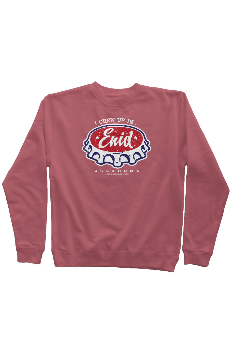 Enid Bottle Cap Dyed Crew Neck